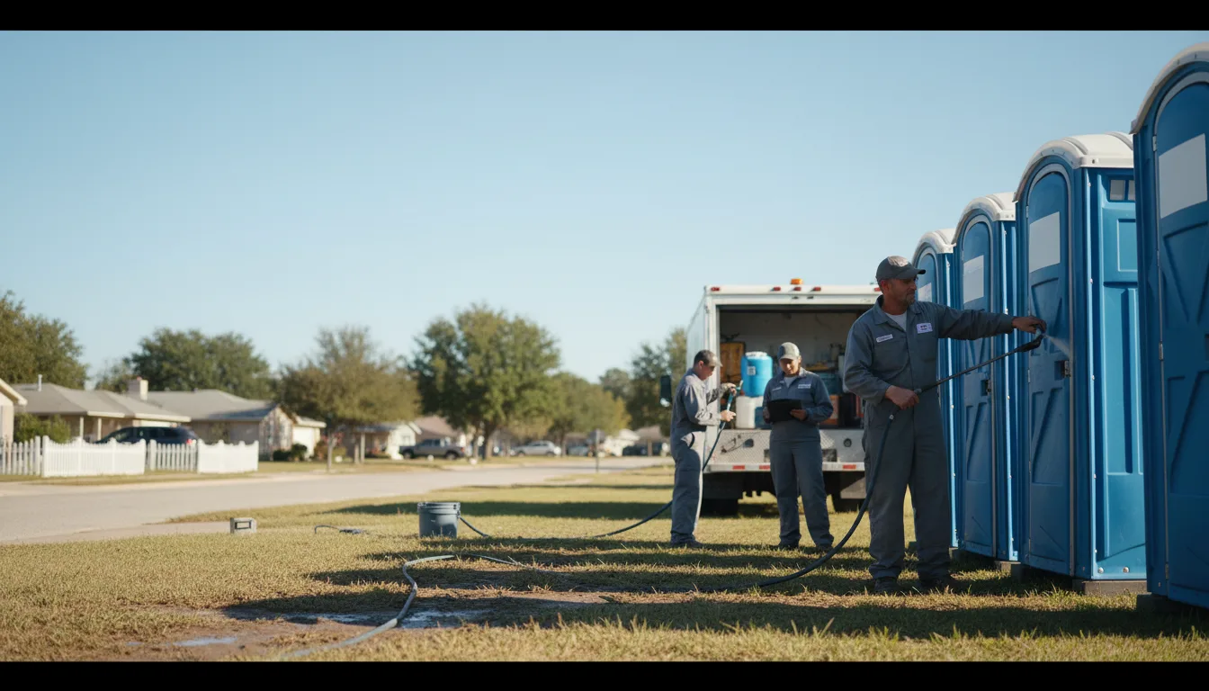 Long-Term Portable Toilet Rental in Cheshire, OH near me